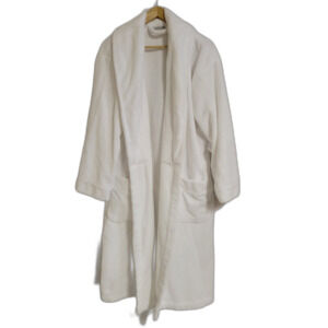 Cariloha Luxury White Bamboo Robe Soft Spa Bathrobe for Men & Women